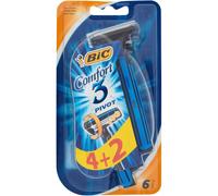 Bic - Bic Comfort 3 Pivot - 6 Rasoi Trilama Con Testina Snodabile