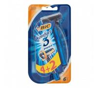 Bic - Bic Comfort 3 Pivot - 6 Rasoi Trilama Con Testina Snodabile
