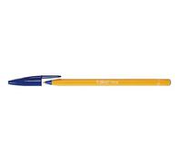 Bic - BIC stylo a bille Orange Fine, couleur de l'encre: bleu