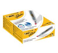 Pennarello Velleda 1781 Rosso P.Scalpello Whiteboard Bic Cf 12 Pz