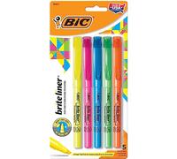 BIC Brite Liner evidenziatori fluorescenti/Pkg-assortiti 5 colori