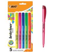 BIC Evidenziatori Brite Liner fluorescenti Confezione assortita 5 colori