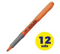Bic Brite Liner Grip Scatola di pennarelli fluorescenti 12 unità arancioni