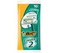 BIC Comfort 2 Plus, confezione da 10, rasoio a doppia lama