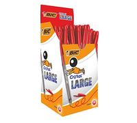 Penna sfera Cristal Large - punta 1,6 mm - rosso - Bic - conf. 50 pezzi