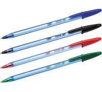 Bic Cristal Morbida Punta a Sfera Penne Biros Acquista 1 50 Nero Blu Rosso Verde