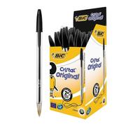 Bic Cristal Original Penna Tinta Olio Nera Scatola 50