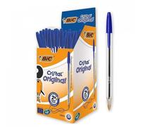 Bic Cristal Original penne a sfera con punta media da1 mm blu conf. da 50 pz