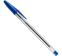 Penna a sfera BIC Cristal M 1 mm blu Conf. 50 pezzi - 8373609