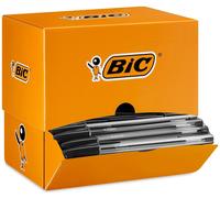BIC Cristal Original, Penne Nere a Sfera, Punta Media (1 mm), Confezione 150 Uni