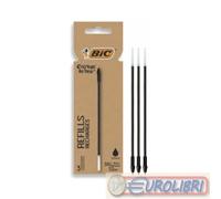 BIC CRISTAL RE NEW NERO 3 REFILL 10 CONFEZIONI