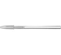 BIC Cristal Shine Argento 20 Penne Nero Punta Media 1.0 mm