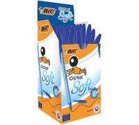 Bic Cristal Soft penna a sfera con punta da 1,2 mm blu conf. da 50 pz