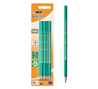 BIC Evolution Ecolutions, Matita In Grafite, Per Scrivere A Scuola E In Ufficio, Mina HB Resistente, Confezione da 10