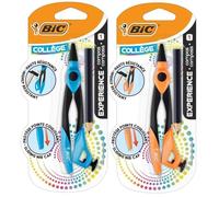 BIC Experience - Compasso con mini matita per carta e anello regolabile, corpo metallico, confezione da 1