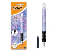 BIC Filler X Pen Decors, medio, decoro hamburger, blister da 1 pezzo, nero