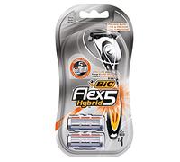 BIC Flex 5 Lame Hybrid Rasoi Precisione Ultra Close Shaver Rasoio Testine di Ricarica
