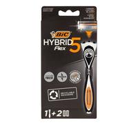 Bic FLEX5 Hybrid Rasoio + lamette di ricambio 2 pezzi - Rasoio
