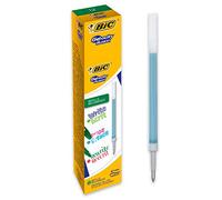 BIC Gel-ocity Illusion Cartucce Penna Gel Cancellabile Punta Media (0,7 mm) - Verdi, Scatola Da 12