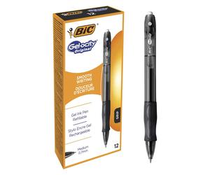 BIC Gel-ocity Original, Gel Ink Pens, With a Soft Grip, Seamless Smooth Writing,