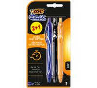 BIC Gel-ocity Penna A Inchiostro Gel Quick Dry 0,7mm Blister Di 3 Colori