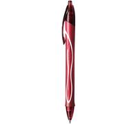 BIC Gel-ocity Quick Dry Rosso Penna a sfera retrattile a clip media 12 pezzi (Bic Gel-ocity Quick Dry Gel Retractable Roller Pe NEW