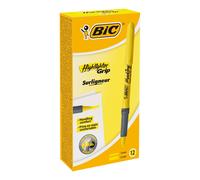 BIC ELIMINARE CRAID CLIP FLUORECENT SEMPLICE - INGGILIO A BASSA - Punto smusso - tratto tra 1.60 e 3.30 mm - colore giallo