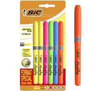 BIC Highlighter Grip Special Format Mix Blister 6 pezzi