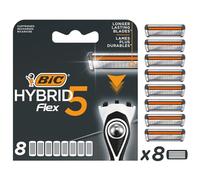 Cartucce per rasoio BIC Hybrid Flex 5 - blister 1 confezione da 8