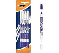 Bic Ink Killer, confezione da 4 gomme per cancellare, resistenti alle sbavature, ideali per ufficio, casa, ufficio o scuola