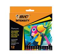 Pennarelli Colori A Spirito BIC Intensity conf, 12 colori assorti