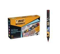 BIC Intensity Classic Paint Acrylic Marker Mix, confezione da 12