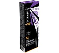 BIC Intensity Fine, Pennarelli Punta Fine Viola, Punta in Feltro (0.4 mm), Fineliner Ideali per Appunti, Scrittura Creativa e Disegno, 12 Unità