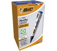 BIC Intensity, Marking 2000, Pennarelli Indelebili Blu ECOlutions, con il 51% di