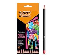 Astuccio 12 matite Intensity Wood Premium colori assortiti BIC®