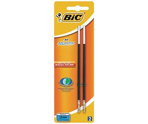 BIC IS1197 - Ricambio per penna a sfera indelebile, 1,00 mm, blister da 2 pezzi, colore: Blu