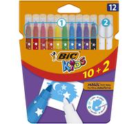 BiC Kids Colour/ Erase Colouring Pens (Pack of 10 , Plus 2 Free)