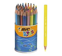 BIC Matite colorate Kids Evolution ECOlutions triangolari – confezione da 48