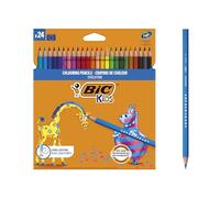 Evolution in resina senza legno - colori assortiti - Bic - astuccio 24 colori
