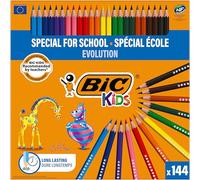 Bic Kids Evolution Ecolutions Matite colorate Pack of 144 Multi