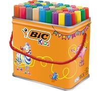 BIC Kids Visacolor XL ECOlutions Colouring Pens 48 Classpack Pack of 48