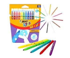 BIC KIDS Magic Pens 10 pennarelli + 2 gomme