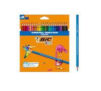 Bic Kids Matite Colorate, Colori Per Bambini A Casa E A Scuola, Multicolore, 24 Unità (Confezione da 1)