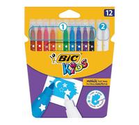 BIC Kids Pennarelli coloranti e cancellabili con inchiostro a base d'acqua, conf