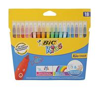 BIC Pennarelli colorati Kids – Astuccio da 18
