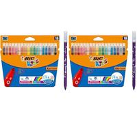 BIC Kids - Pennarelli colorati Astuccio da 18 (Confezione da 2)