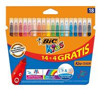 Bic Kids, pennarelli colorati per colorare Etui de 14+4