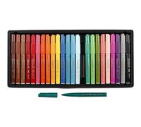 BIC Kids Visa XL - Pennarelli con punta in feltro, 24 pezzi, colori assortiti