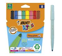 BIC Kids Visacolor XL Coloring Pens - Cardboard Case of 8