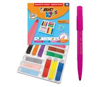 BIC Kids Visacolor XL Kleurpennen 96 Classpack Pack of 96